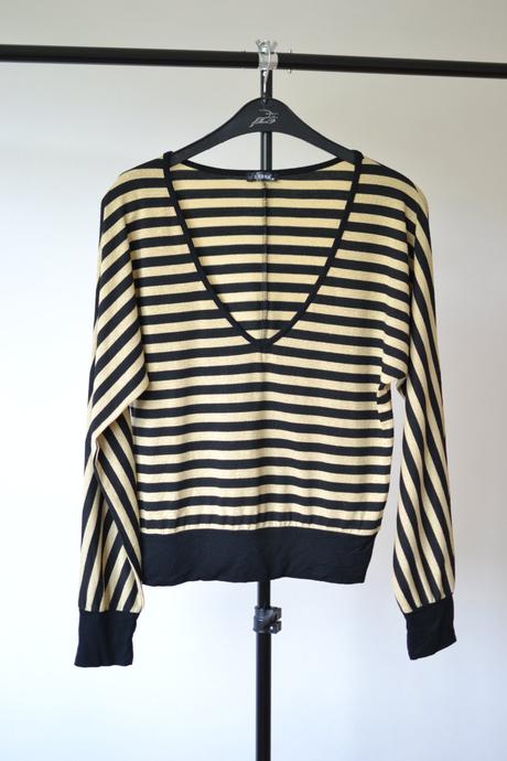 Čierno-zlatý pulóver m, m