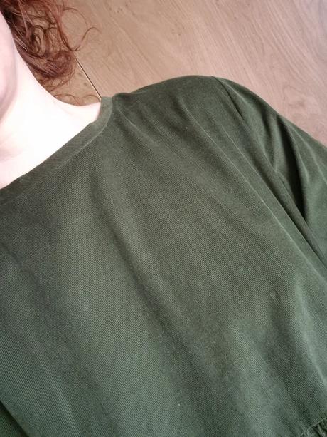 Šaty z jemného menčrstru teddy, l