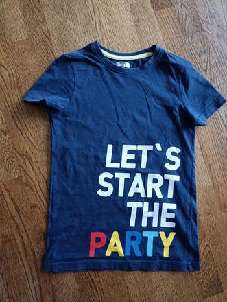 Bavlnené letné chlapčenské tričko, 122