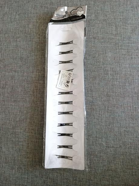 Sponka pukacky čierne 12 ks, 