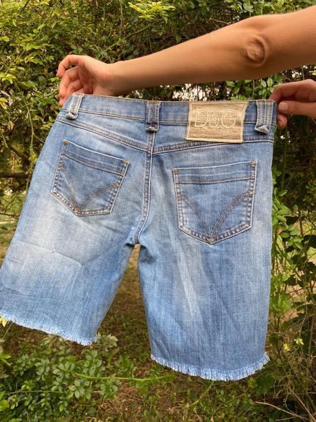 Modré kraťasy dolce&gabbana, s