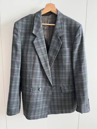 Vintage kárované sako, s
