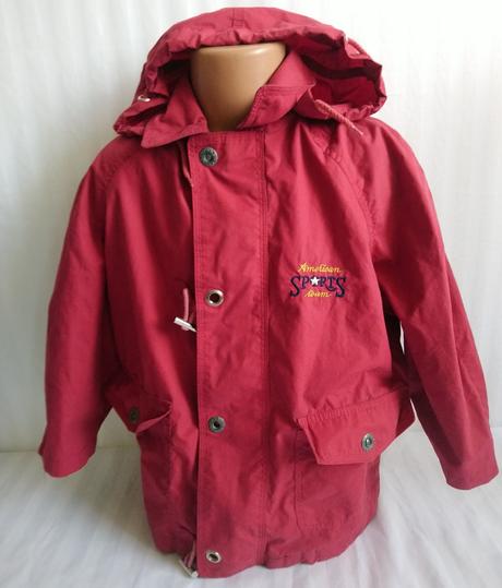 Červená prechodná bundička, albert tiburce, 110