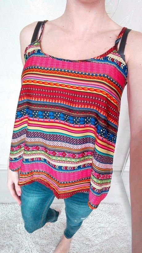 Farebný top s obyc.poštou, xs