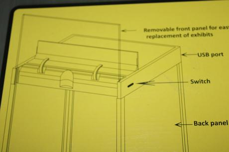 Led vitrína pre zberateľov áut, 