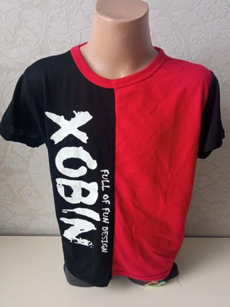 Chlapčenské tričko s bielym nápisom, 116