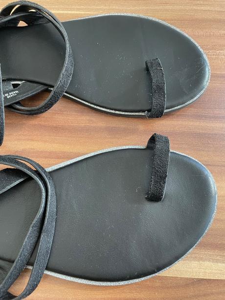 Cierne sandalky reserved, reserved,38