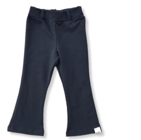 Štýlové twist nohavice čierne, 86 - 134