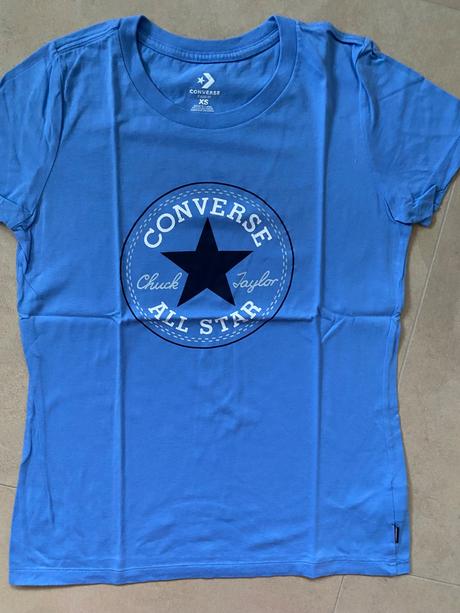 Modré tricko, converse,xs