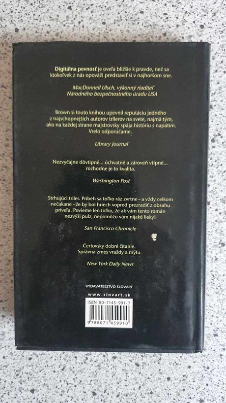 Kniha digitalna pevnost, 