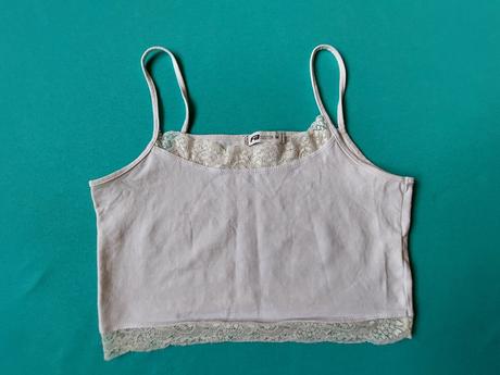 Dámske biele tielko (krátke), m