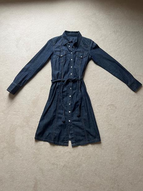 Rifľové šaty, gant,34