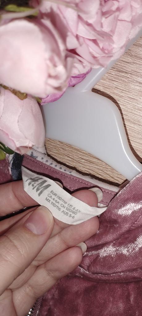 Zamatová mikina, h&m,116