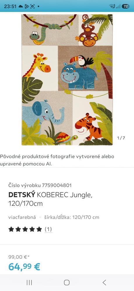 Detsky koberec,