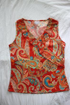 Vintage top biaggini veľkosť 38 boho-chic 2000s, 38
