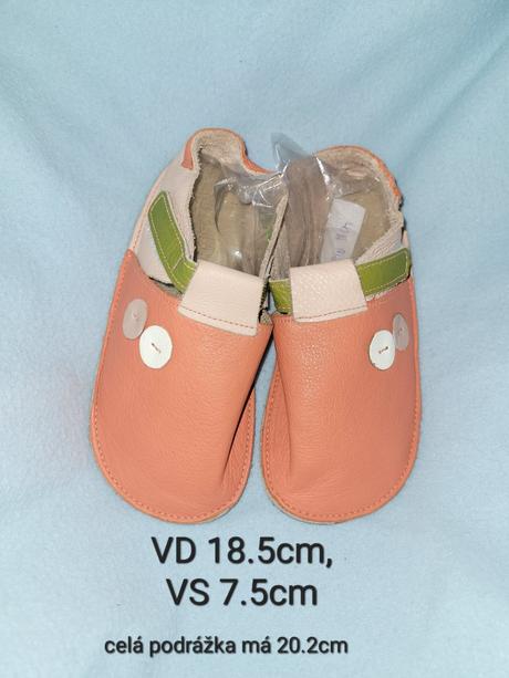 Tikki kožené capačky, nové, vd 18,5cm, tikki,29