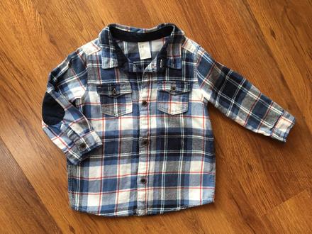 Flanelova košela, h&m,80