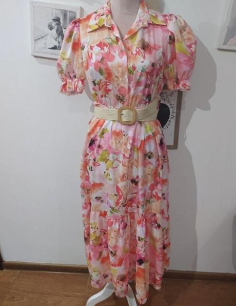 Kvetovane šaty, m / s