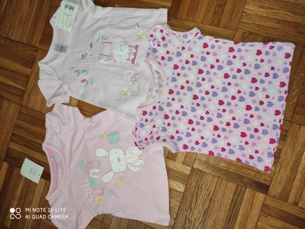 Tričko 3 ks, miniclub,68