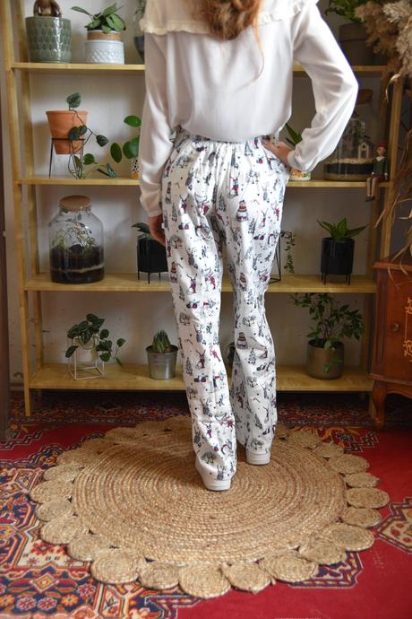 Pyžamove nohavice vianočne, f&f,xs