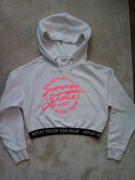 Replay crop mikina, replay,s