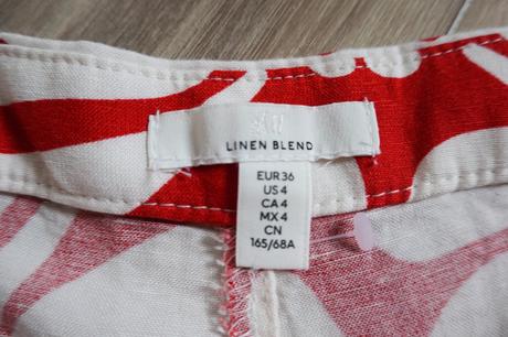 Ľanové nohavice h&m linen blend, h&m,36