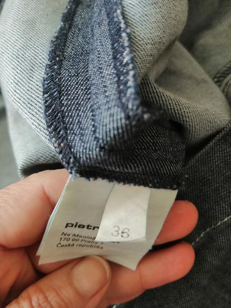 Kvalitné rifľové šaty pietrofilipi v36,164, pietro filipi,164