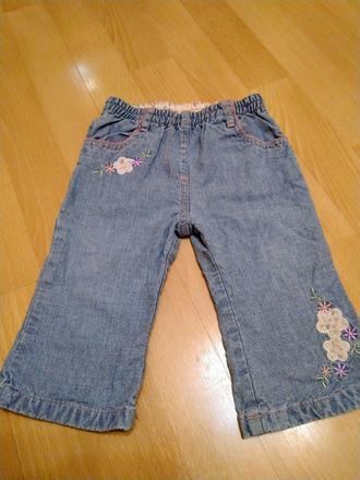 Pekne mäkké rifliky na gumicku, mothercare,68