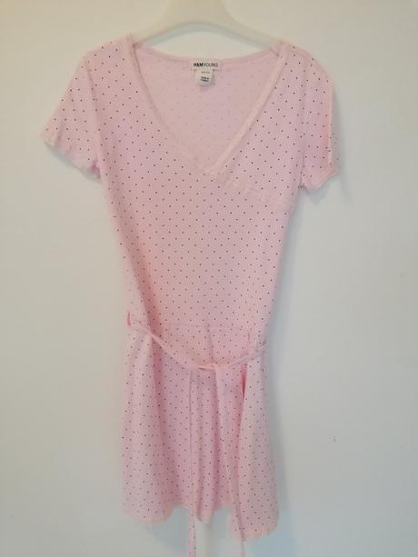 Ružove šaty pre 9 až 10r, h&m,140