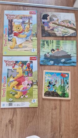Drevene puzzle krtko + 4 k tomu zadarmo,
