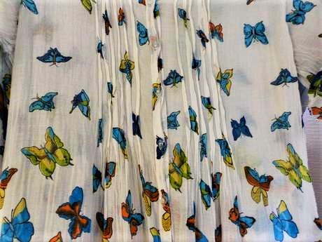 Dlhá letná tunika/minišaty l-xl, xl