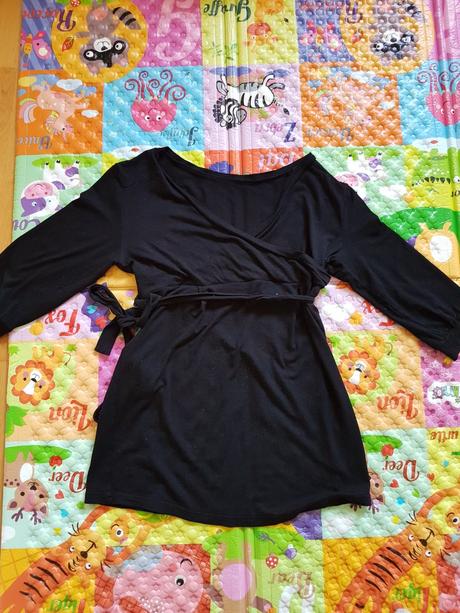 Tehotenske tricko s 3/4 rukavami, l