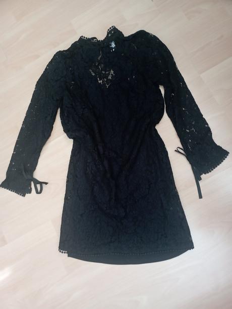 Čipkované šaty, h&m,s