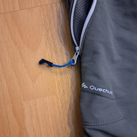 Outdoorové nohavice vyteplene - quechua, 38