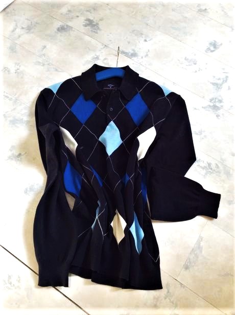 Tenký bavlnený pulóver /polokošeľa, xxl