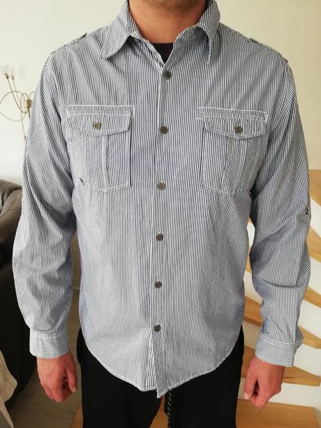 Pánska pruhovaná košela, authority,xxl