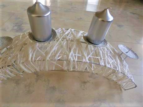 Vianočný adventný svietnik, 