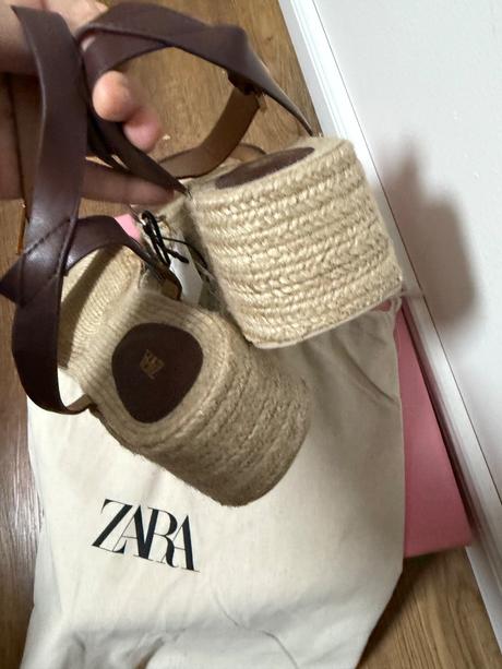 Zara sandále na platforme, zara,39