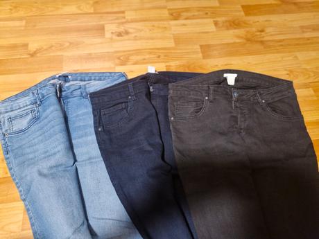 Elasticke skinny 40/42, h&m,42