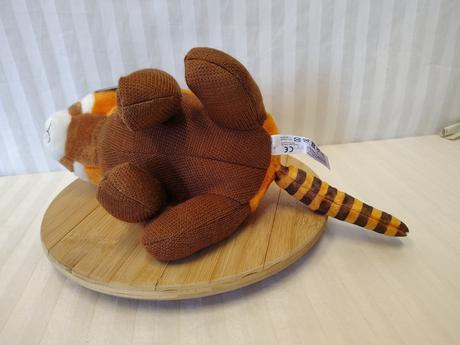 Panda červená visačka knitty friend wildlife boost, 