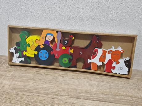 Puzzle skladačka farma, 