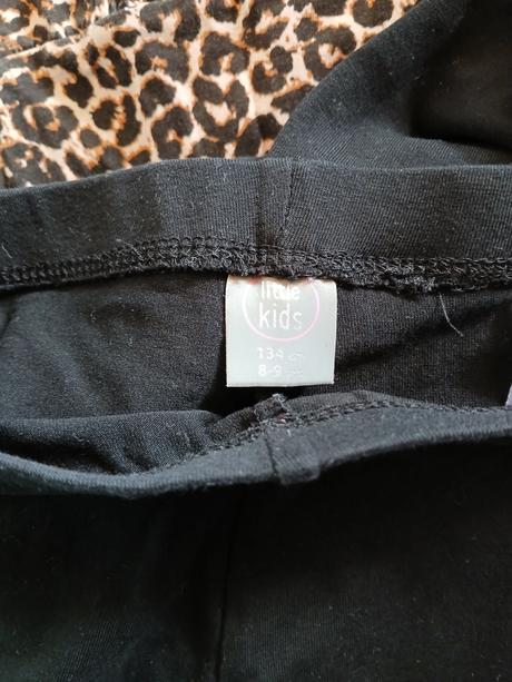 Tigrovane saty + leginy, 128