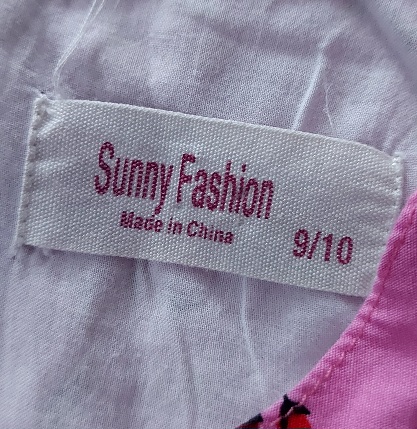 Ružové šaty sunny fashion, 140