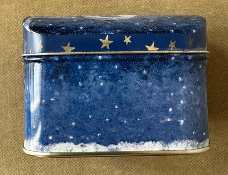 Plechová dóza / krabička s vrchnákom, 