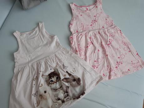 Šaty 98/104 -2 kusy, h&m,98