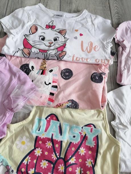 Tričká na leto - 104, leginky s mašličkou - 104, 104