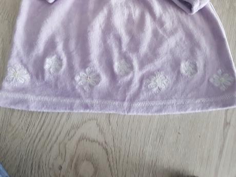 Mikinové šaty 3-6mesiacov, tiny ted,56