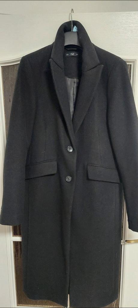 Dlhý dámsky prechodný kabát, f&f,m