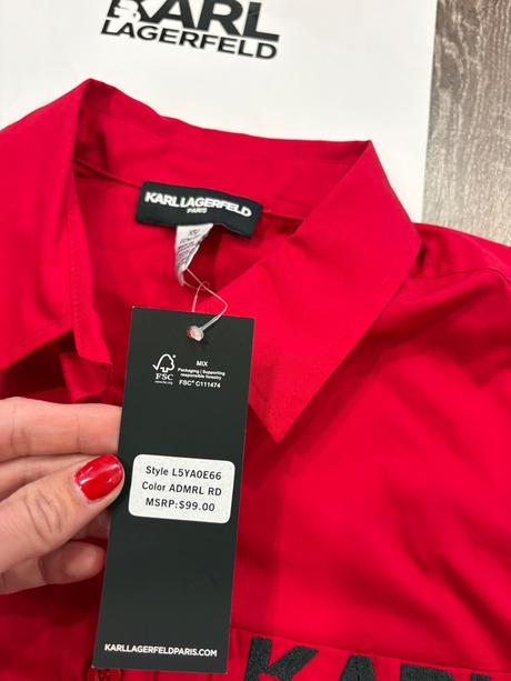 Karl lagerfeld croppova štylova kosela xs, xs