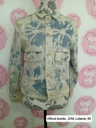 Riflová bundička s-m, s